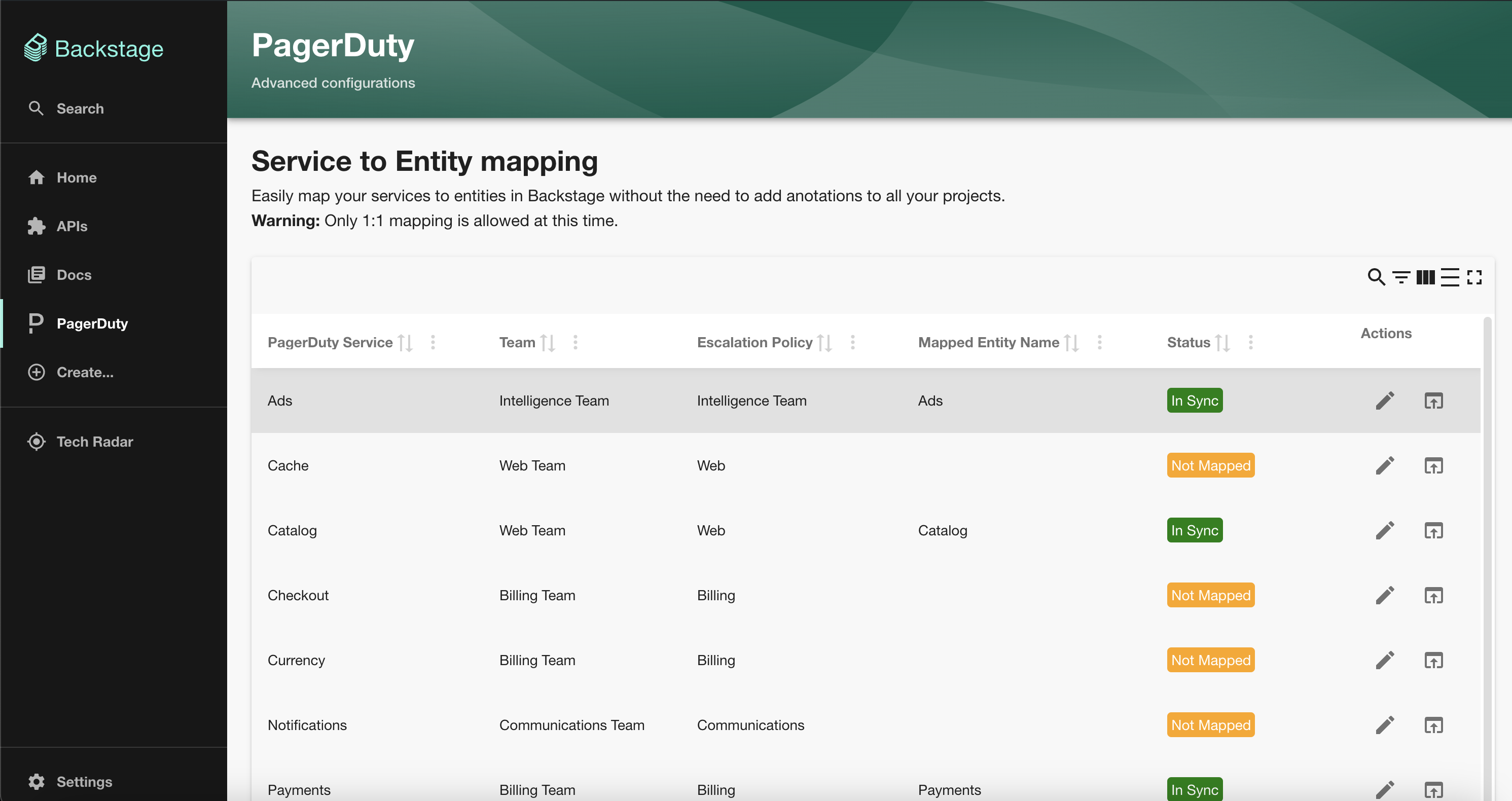 service-entity-mapping